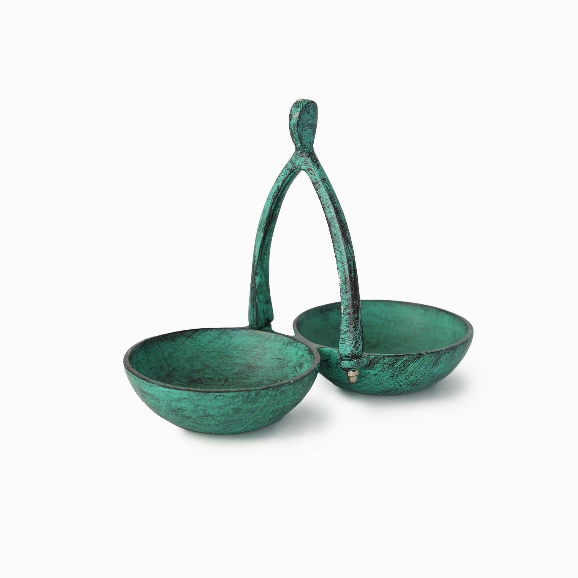 Antique Green Dual Tray - iROCHi