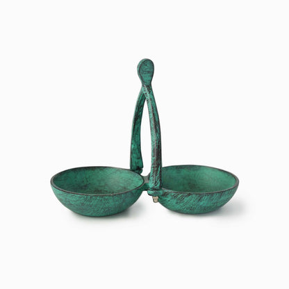 Antique Green Dual Tray - iROCHi