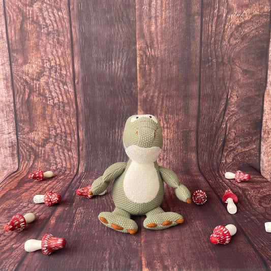 Baby Dino Knitted Stuffed Toy - iROCHiSoft Toy