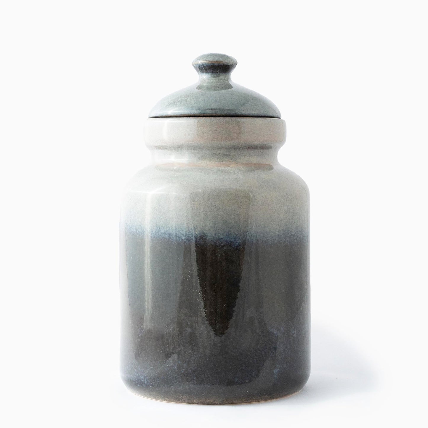 Glazed Blue Barni Jar - iROCHiJar