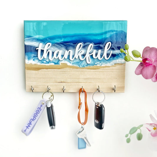 Handmade Thankful Key Stand - iROCHiKey Stand