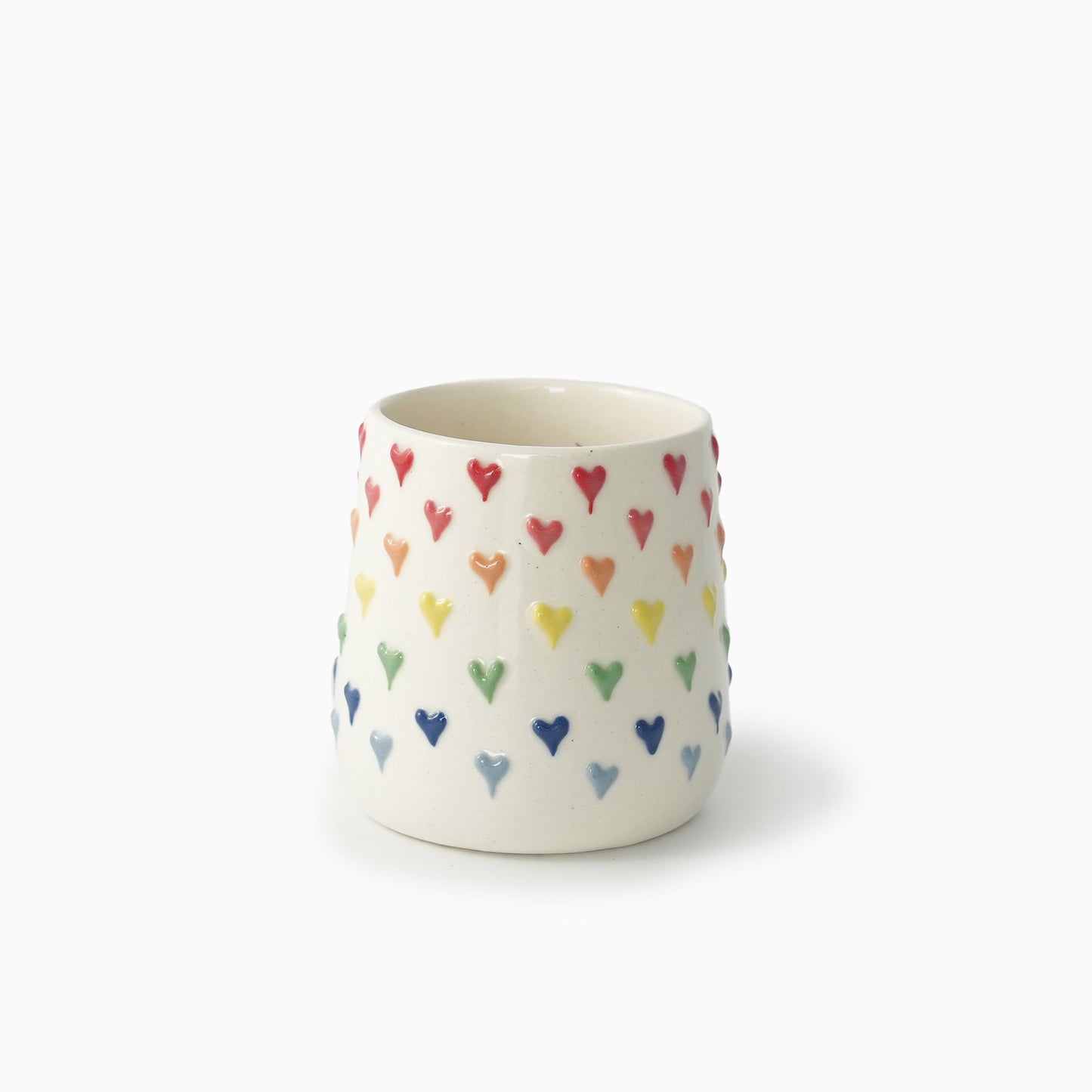 Tall Rainbow Heart Cup - iROCHiMugs